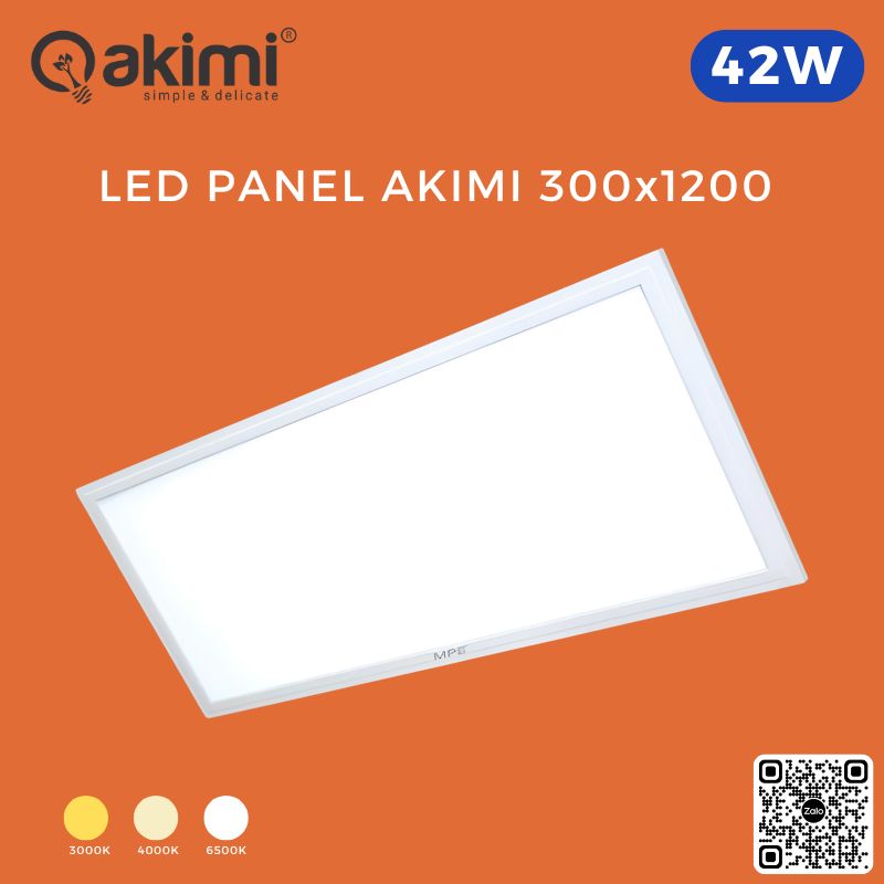 Đèn Led Panel AKIMI 300x1200 - 42w